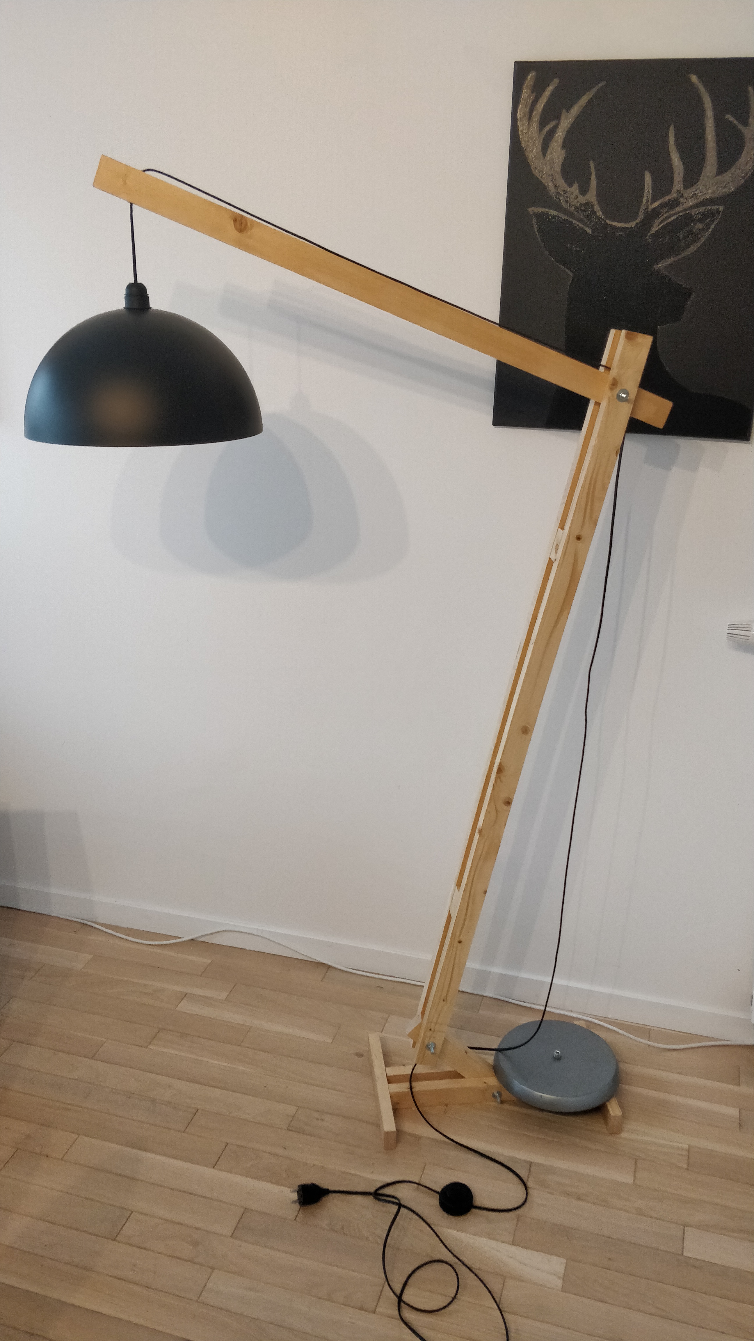 Lampadaire terminé