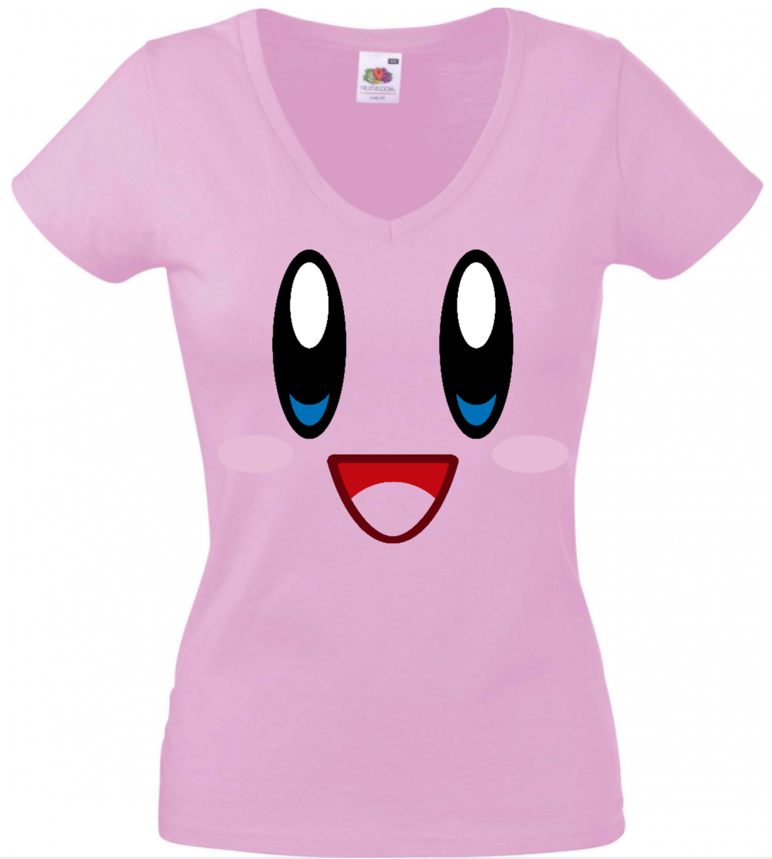 T-shirt rose kirby